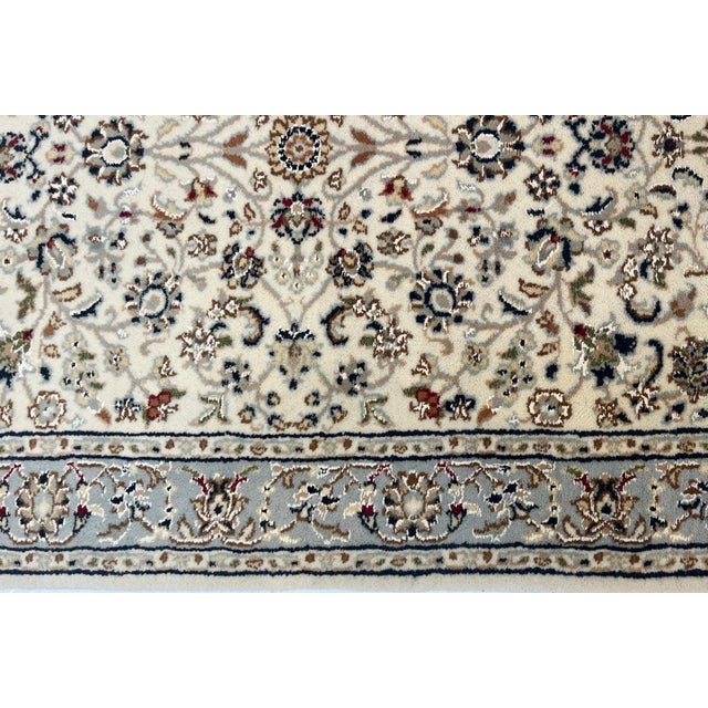 Persian Indo Persian Nain , 2'9" X 14'2" For Sale - Image 3 of 5