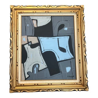 Contemporary Original Abstract Painting by Stephen Heigh “Night Movement” For Sale