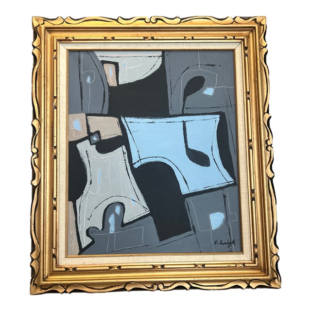 Contemporary Original Abstract Painting by Stephen Heigh “Night Movement” For Sale