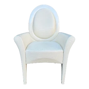 Fendi Casa Crocodile Embossed Garcia Arm Chair