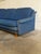 Blue Upholstered Convertible Sofa Daybed 3-Seat Couch Lounge Mid-Century Modern 1970s For Sale In Los Angeles - Image 6 of 11