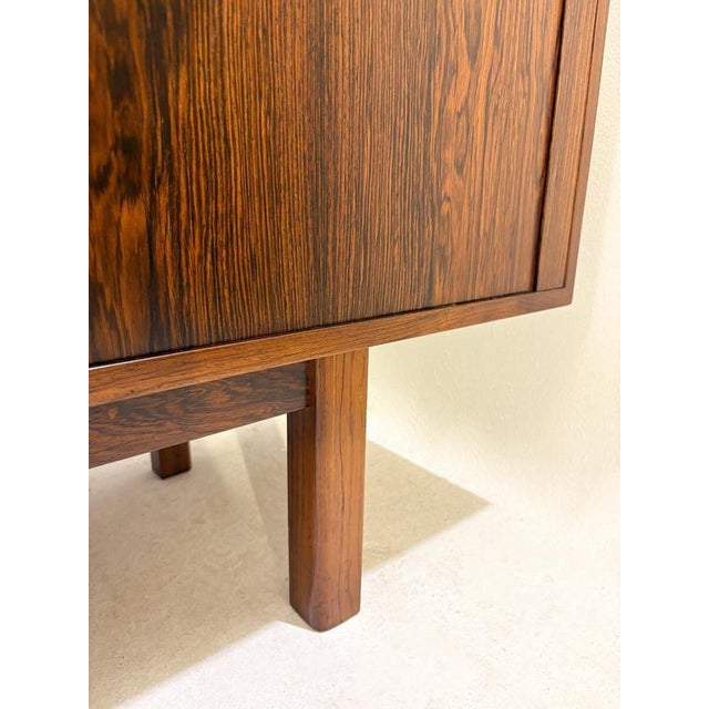Mid-Century Modern Low Sideboard with Sliding Doors, Italy, 1960s For Sale - Image 4 of 9