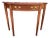 Late 20th Century Hammary Federal Style Solid Mahogany Inlaid Console Table For Sale