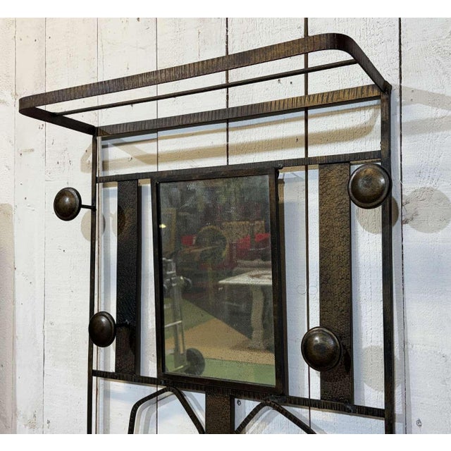 Art Deco Iron Coat Rack, 1960s For Sale - Image 11 of 13