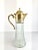 1960s Mid-Century Italian Cut Glass and Silverplate Claret Jug For Sale - Image 14 of 16