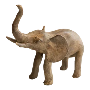 Vintage African Elephant Sculpture