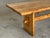 Vintage Scandinavian Modern Pine Trestle Dining Table, 1940s For Sale - Image 6 of 11