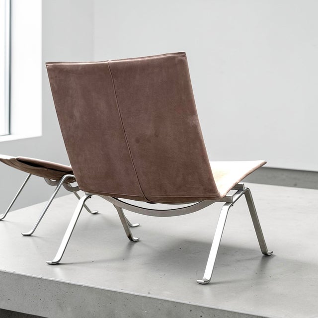 E. Kold Christensen PK22 Lounge Chairs by Poul Kjærholm for E. Kold Christensen, Denmark, 1960s, Set of 2 For Sale - Image 4 of 13