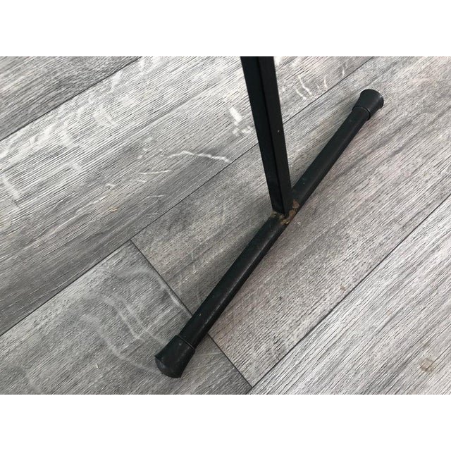 Vintage Italian Folding Servomuto Coat Hangers in Beech, Metal and Brass, 1950s, Set of 2 For Sale - Image 12 of 16