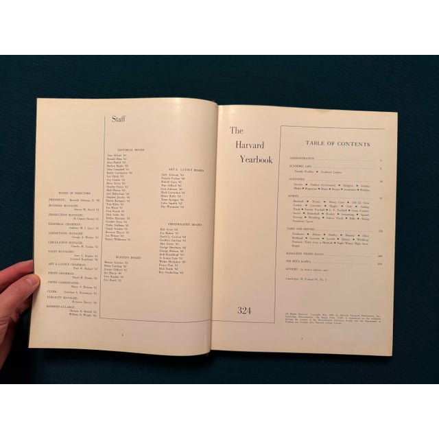 Vintage 1960 Harvard College Yearbook For Sale - Image 6 of 12