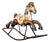 Vintage Mobo Painted Tin Plate Rocking Horse, 1960s For Sale