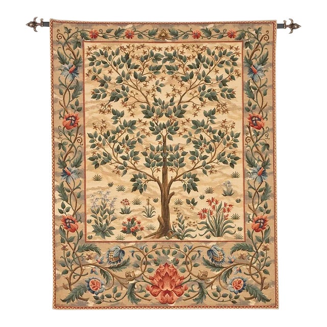 Tree of Life - Light Loom Woven Tapestry - Requires Rod Size 1 For Sale