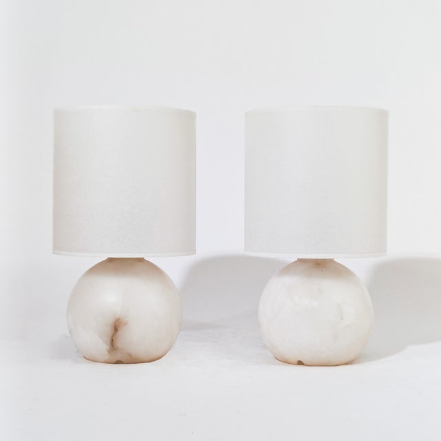 Alabaster Table Lamps from Eclipsi, Spain, 1960s, Set of 2 For Sale - Image 10 of 10
