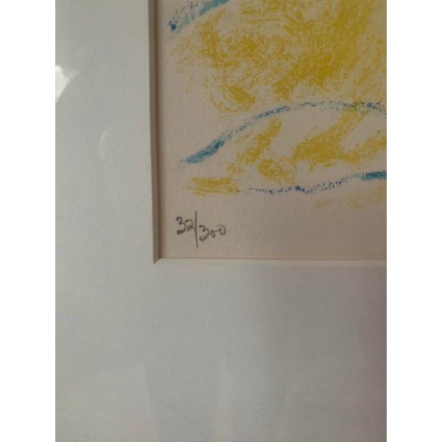 Flowers 6 — a hand-signed, numbered lithograph by listed artist Ira Moskowitz (1912–2001). This vibrant still life...