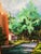 1960s Colorful Mid Century Street Scene - Unsigned For Sale In New York - Image 6 of 13