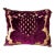 Italian Venetian Baroque Cut Velvet Textile as a Pillow on Gold Silk Ground For Sale