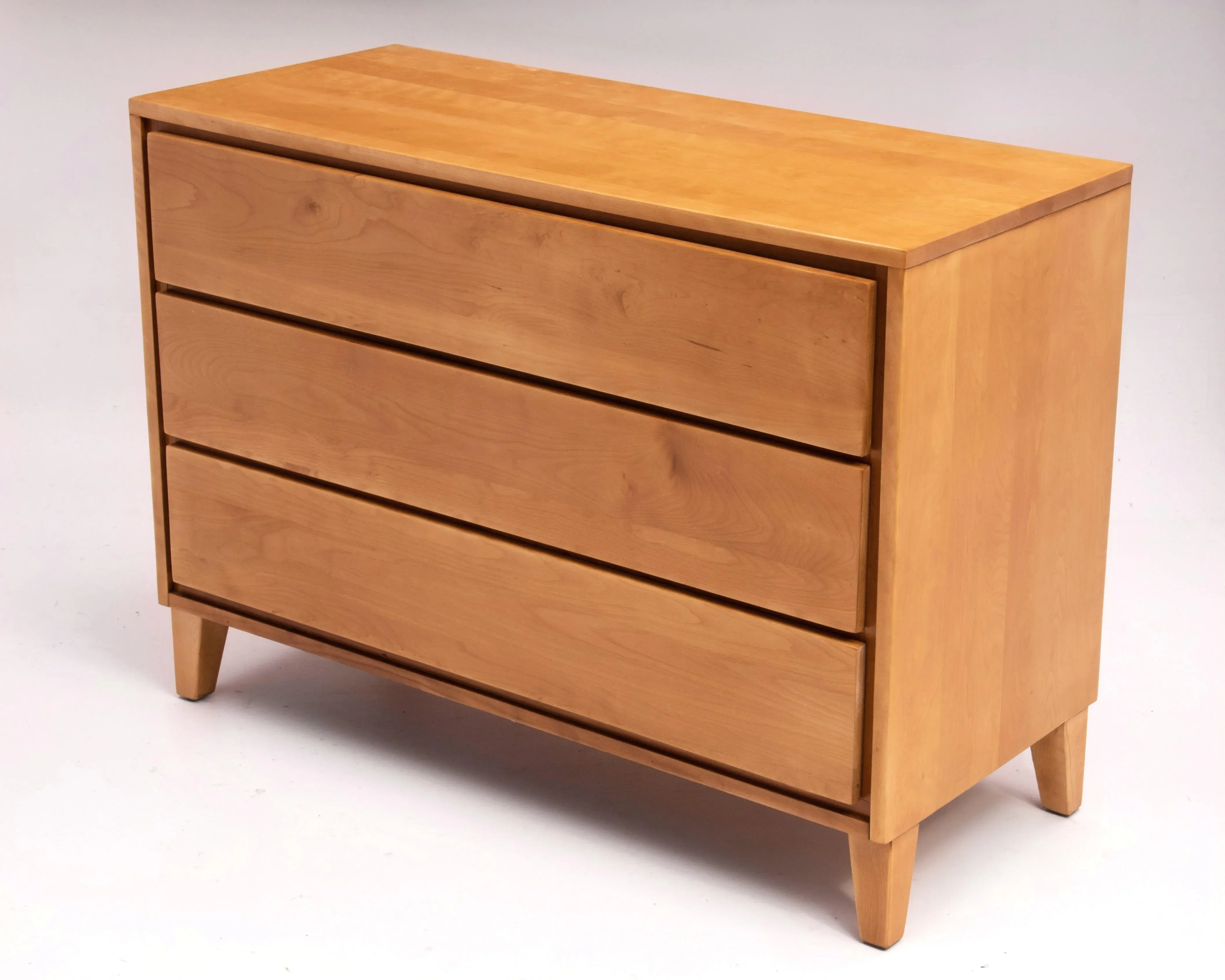 Leslie Diamond Conant Ball Mid Century Modern Three Drawer Birch