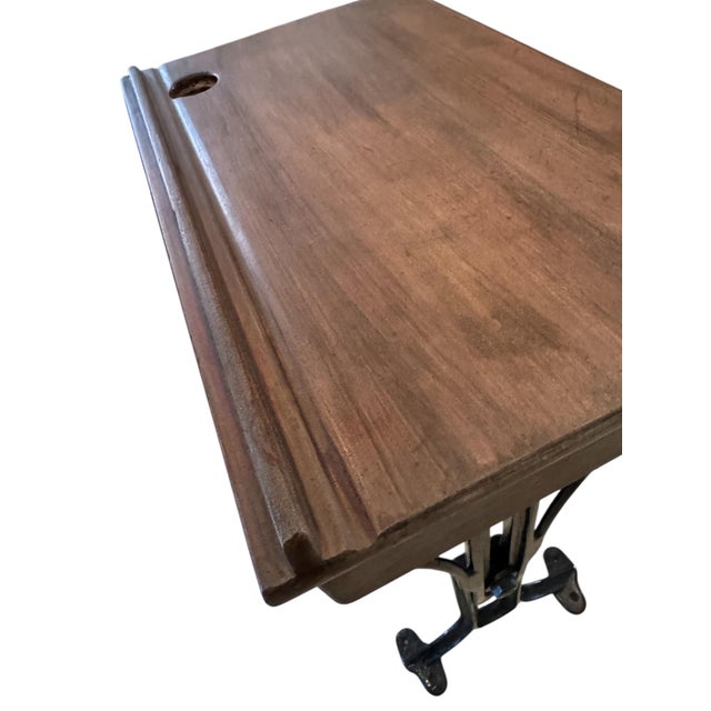 Antique Chandler Child’s School Desk With Cast Iron Base For Sale - Image 12 of 16
