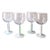 Rosenthal Studio-Line Wine or Cocktail Glasses With White Glass Stem, Set of 4 For Sale