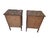 Black Pair of Vintage French Provincial Bedside Cabinets Nightstands For Sale - Image 8 of 12