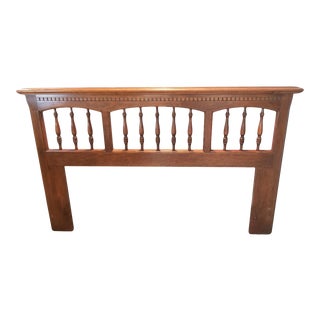 1970s Ethan Allen Classic Manor Full/Queen Headboard For Sale