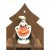 Hand Crafted Antique Wood Christmas Tree Wall Display for Miniatures For Sale - Image 9 of 11