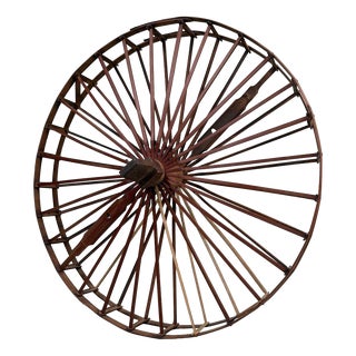 Antique Taishō Japanese Spinning Wheel, 1910 For Sale