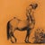The Silent Centaur is an original figurative drawing on warm brown paper attributed to Georgian artist Lado Gorgadze....
