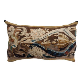 Decorative Pillow Crafted From an Exquisite 18th-Century Tapestry For Sale