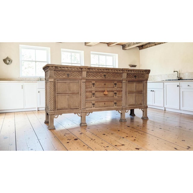 Rustic European Early 1900s Rustic European Sideboard For Sale - Image 3 of 13