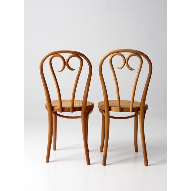 Mid-Century Bentwood Chairs Pair For Sale - Image 12 of 18
