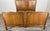 Vintage French Louis XVI Style Oak Double Bed Frame with Carved Headboard For Sale - Image 3 of 11