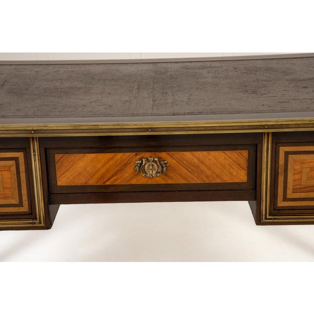Brown 19th Century French Bureau Plat For Sale - Image 8 of 16
