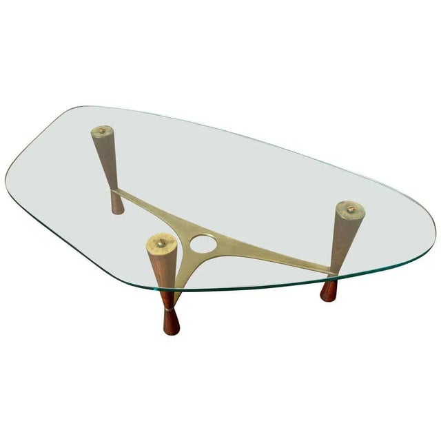 Mid-Century Modern Edward Wormley for Dunbar Model 5309 Coffee Table For Sale