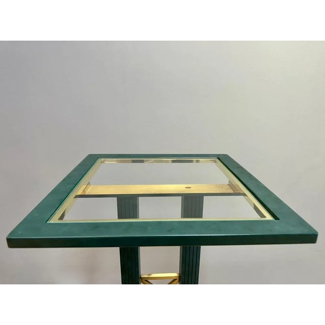 Italian Brass and Bronze Pedestals, 1980, Set of 2 For Sale - Image 11 of 18