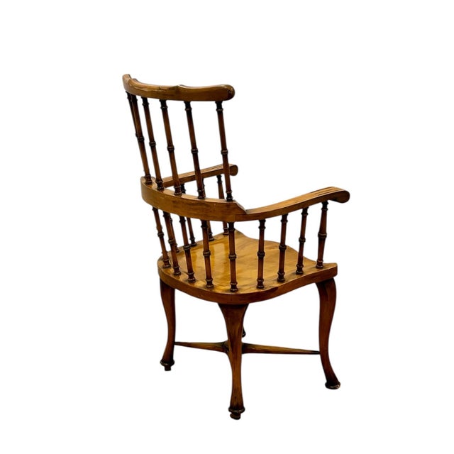 English Windsor Armchair, 1870 For Sale - Image 5 of 11