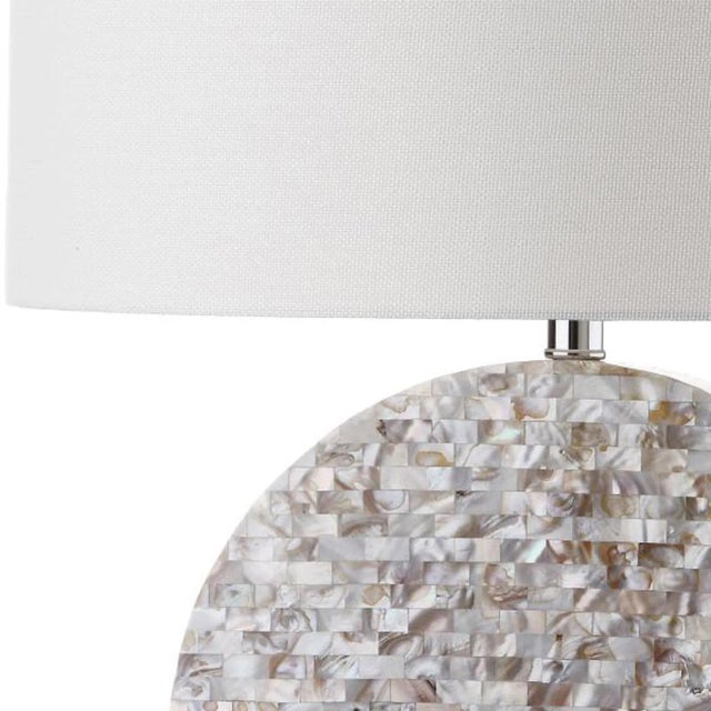 Modern 26.5-Inch H Table Lamp - Cream For Sale - Image 3 of 7