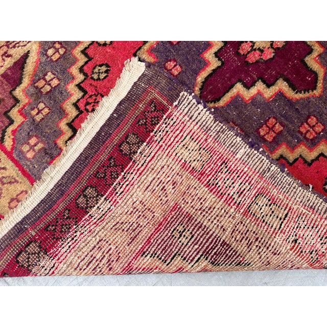 Antique Qashqai-Shiraz Tribal Runner Rug - 2'9" X 7'1" For Sale - Image 9 of 11