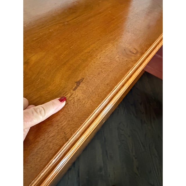 Chestnut Large 1920s Walnut Buffet For Sale - Image 8 of 12