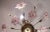 Murano Chandelier Pink Flowers, 1970 For Sale - Image 6 of 11