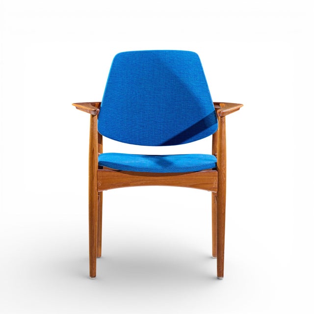 Arne Vodder for Bovirke Mid Century Danish Teak Dining Chairs - Set of 6 For Sale - Image 9 of 14