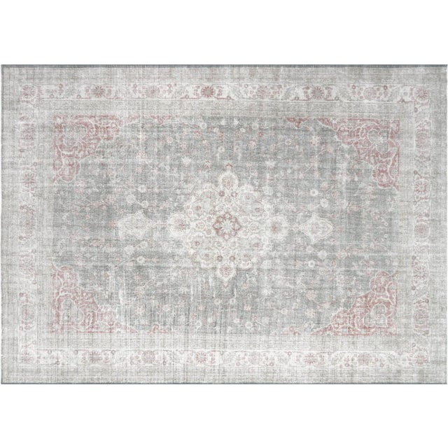 Textile 1960s Turkish Oushak Rug For Sale - Image 7 of 7