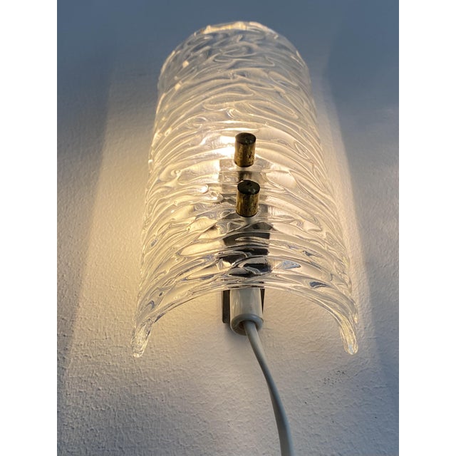 Model 8493 Wall Lamp by Carl Fagerlund for Orrefors, 1960s For Sale - Image 8 of 10