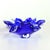 Glass Cobalt Blue Art Glass Set by Jaroslav Taraba for Lednické Rovne, Czechoslovakia, 1960s, Set of 2 For Sale - Image 7 of 11