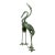 Metal Bronze Heron Sculptures, Italy, 20th Century, Set of 2 For Sale - Image 7 of 11