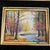 1950’s original impressionist autumn river landscape painting. Signed and framed. Measures 5x4 or approximately 9.5x8.5...
