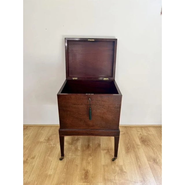 Antique George III Mahogany Callarette, 1800s For Sale - Image 10 of 11