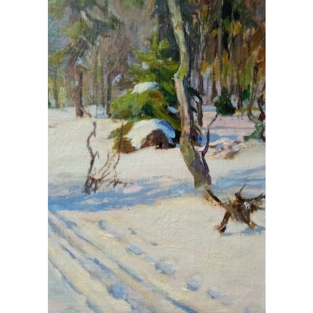 Aksel P. Knudsen, Painting, Oil on Canvas For Sale - Image 11 of 13