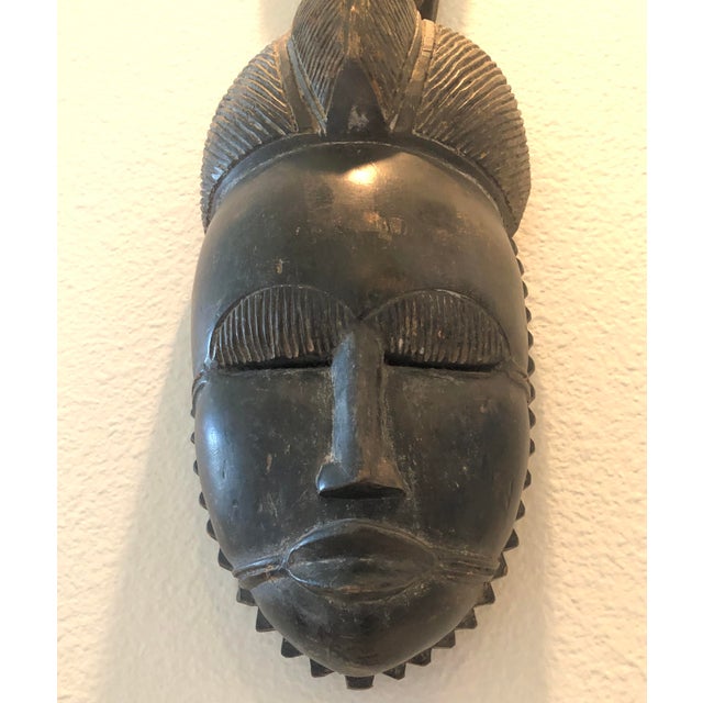 Tribal Vintage African Baulee Mask For Sale - Image 3 of 4