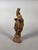 Saint Bishop, Italian work from the late 17th century, wood sculpture with a light patina, height 26 cm